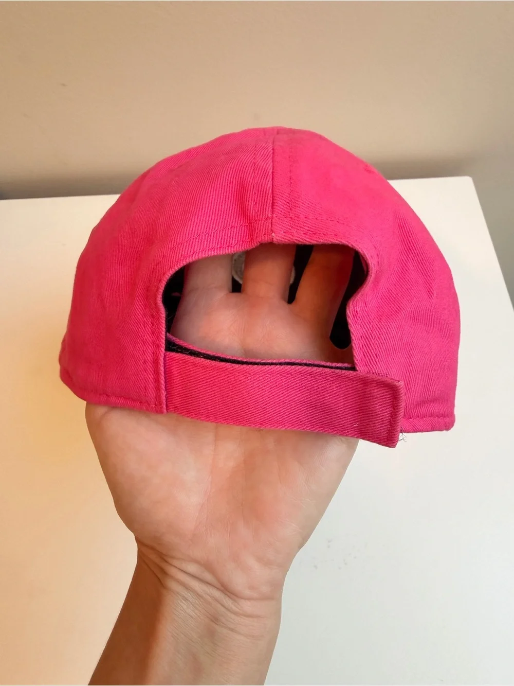 Kids Pink Philadelphia Phillies Baseball Cap with Embroidered 'P' and Heart